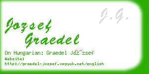 jozsef graedel business card